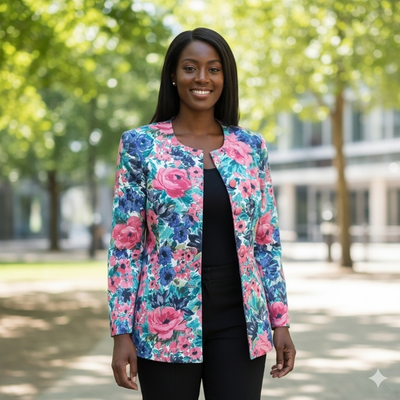 Vintage Floral blazer | Braemar By Jeremy Scott - Picture 1 of 3